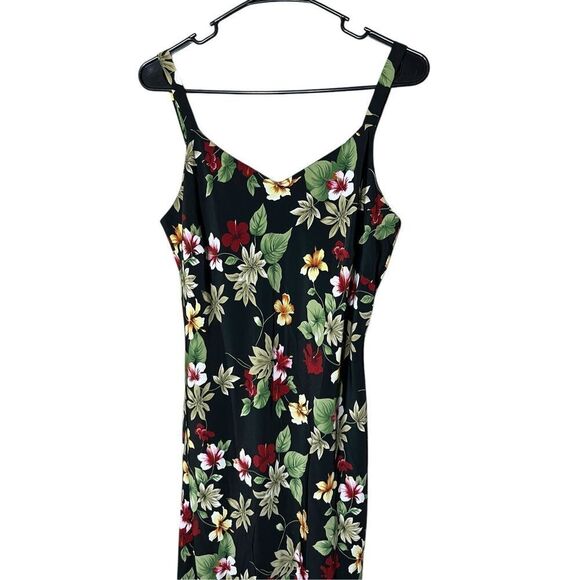Vintage Northern Reflections Floral Maxi Sun Dress Size 10 - Picture 2 of 6